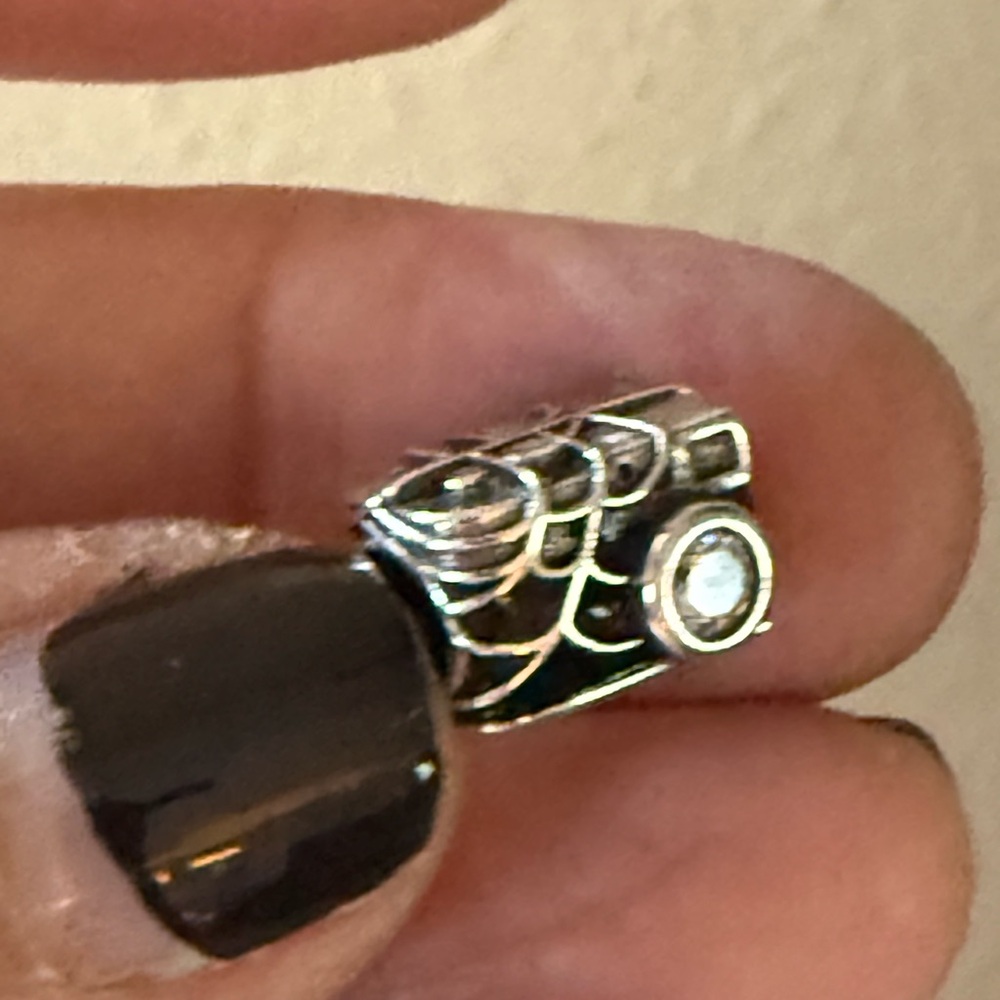 Silver Camera Charm - image 2